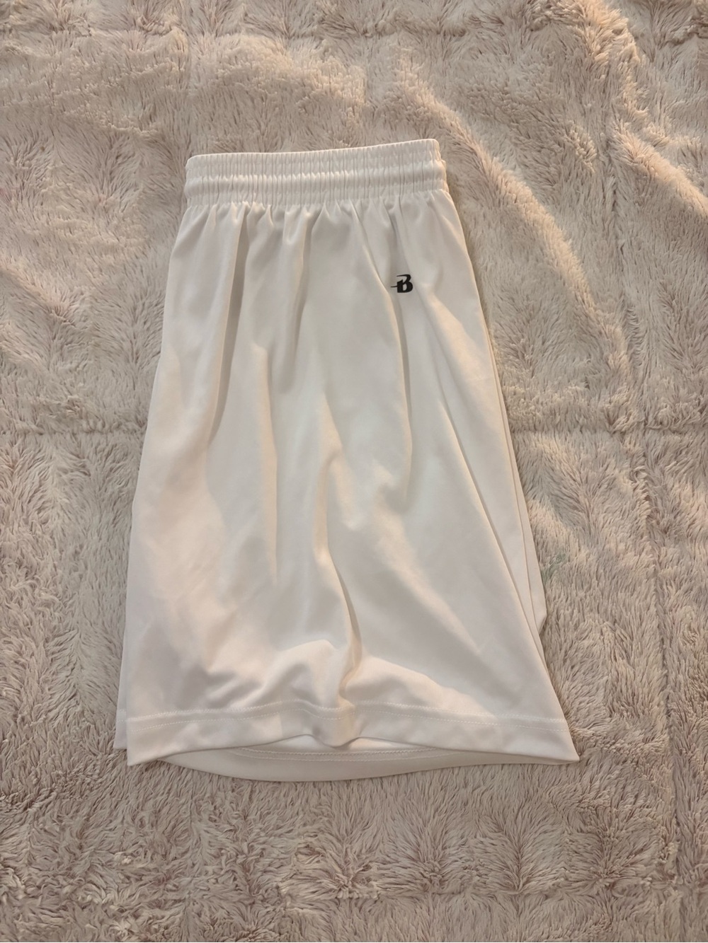 Women’s White Basketball Shorts